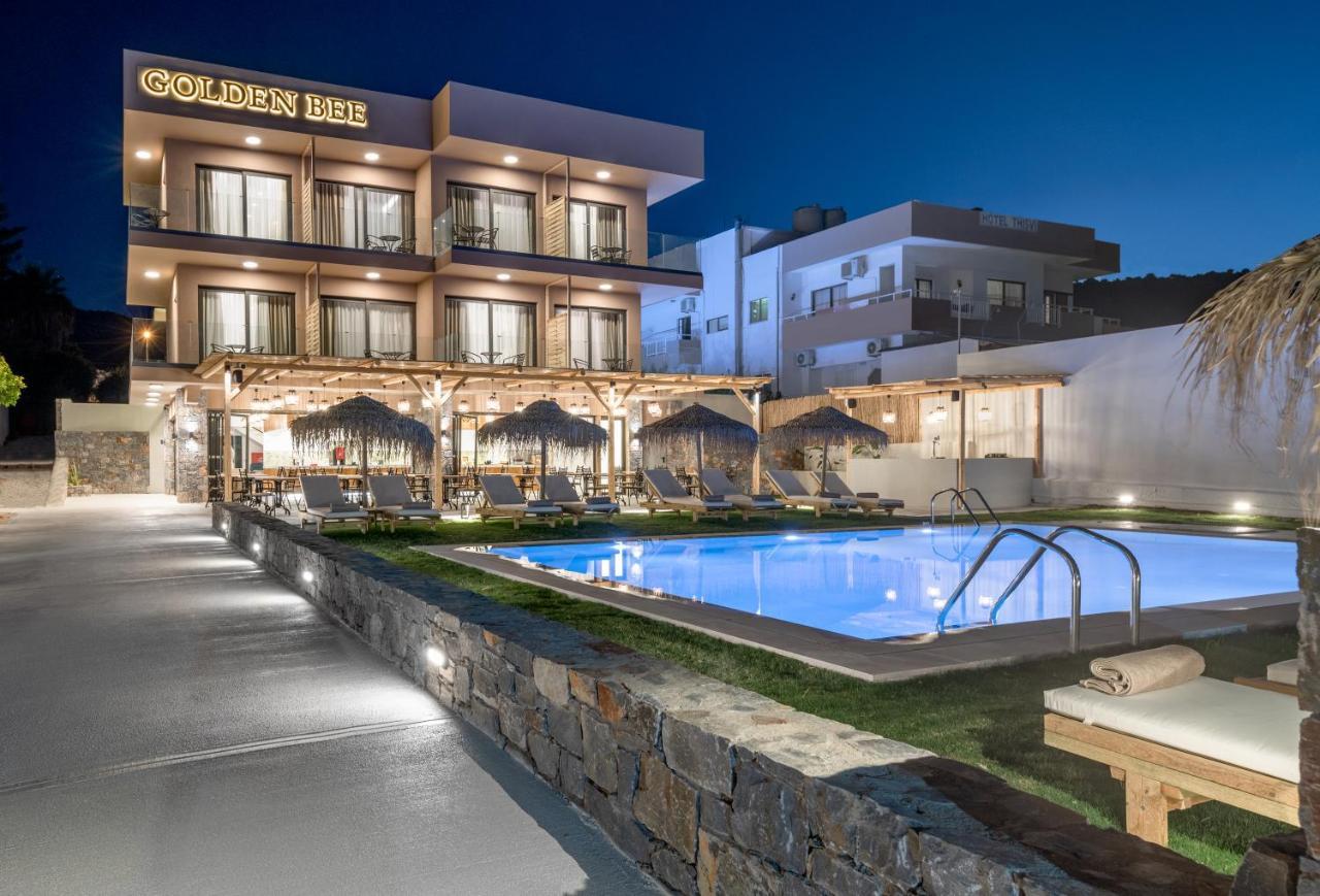Golden Bee Lifestyle Hotel Stalida Exterior foto